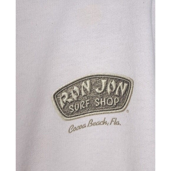 Ron Jon Surf Shop Cocoa Beach FL Hoodie Sweatshirt Large Gray Beach Surf Skater - Picture 5 of 11